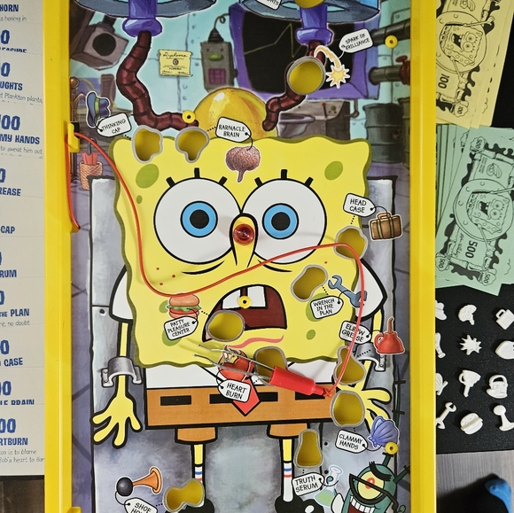Spongebob operation Milton Bradley mint contition no buzz great deal light works - Picture 6 of 15